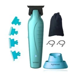 Supreme ST Vader Clipper & Trimmer Duo Kit - Light Blue -Hairdressing Products 100