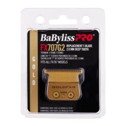 Babylisspro Gold Adjustable 2.0mm Deep Tooth Trimmer Blade -Hairdressing Products 109451 2 46687