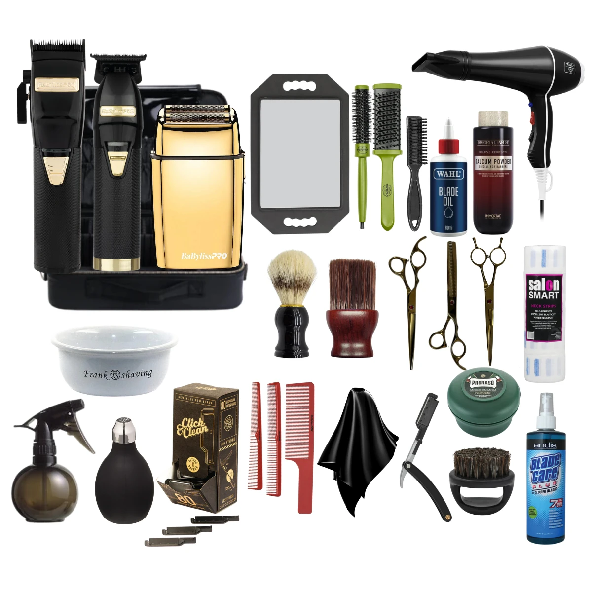 Ultimate Barber Case - BaBylissPRO Black & Gold 3 Ultimate Barber Case - BaBylissPRO Black & Gold