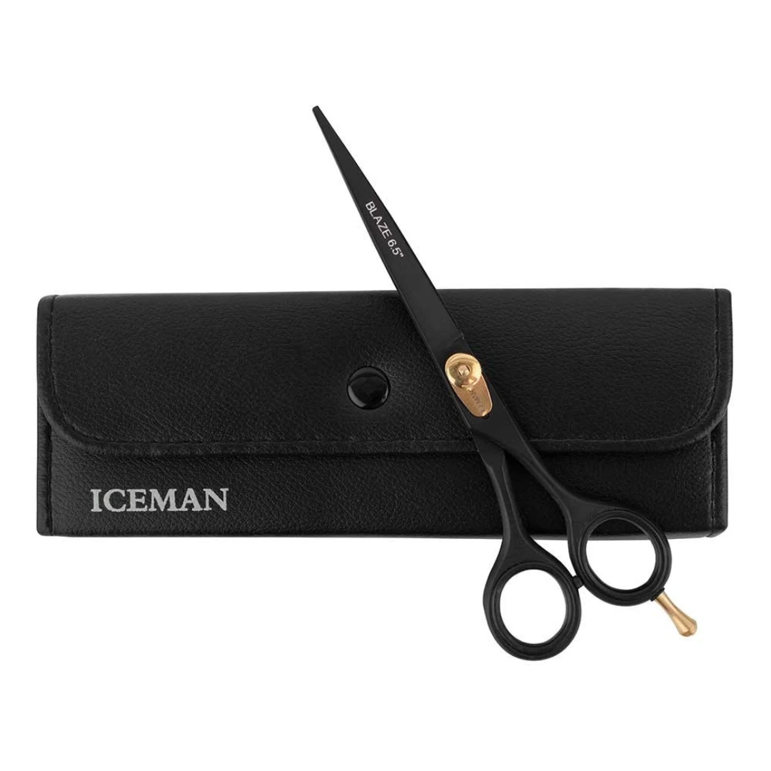Iceman Blaze 6.5” Black Hairdressing Scissors 4 Iceman Blaze 6.5” Black Hairdressing Scissors - Image 2