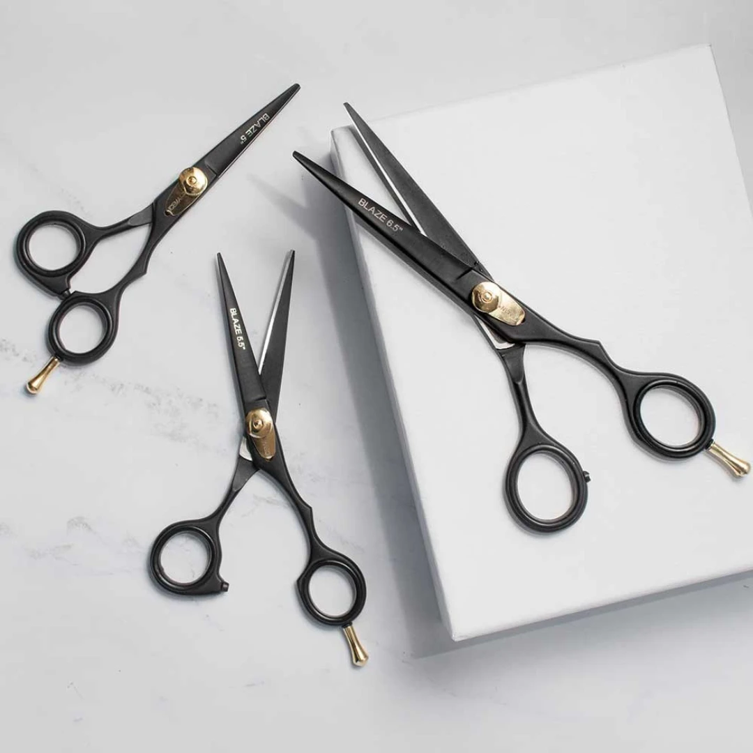 Iceman Blaze 6.5” Black Hairdressing Scissors 7 Iceman Blaze 6.5” Black Hairdressing Scissors - Image 5