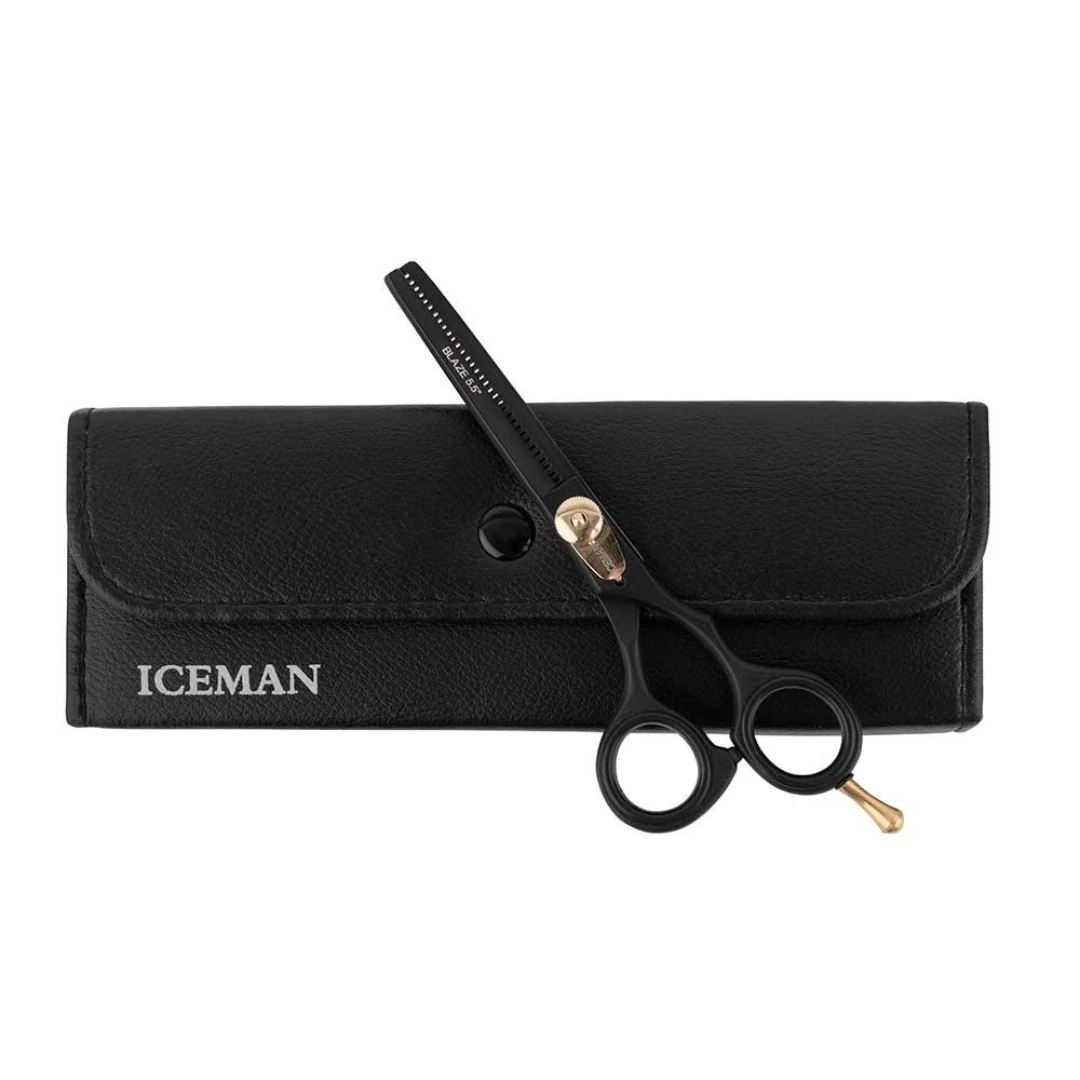 Iceman Blaze 5.5” Black Hairdressing Thinner 4 Iceman Blaze 5.5” Black Hairdressing Thinner - Image 2