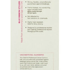 Dateline Professional Blue Celcon Teasing Comb With 5 Tails 8 301 - Plastic -Hairdressing Products 128010 4 67616