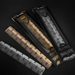 Pegasus Skulleto No 202 Silver Styling Comb 7 Pegasus Skulleto No 202 Silver Styling Comb -Hairdressing Products 128433 4 24163