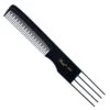 Krest Black Edition Teasing Comb With 4 Tails 3000 - Plastic Pin 2 Krest Black Edition Teasing Comb With 4 Tails 3000 - Plastic Pin -Hairdressing Products 129119 1 47712