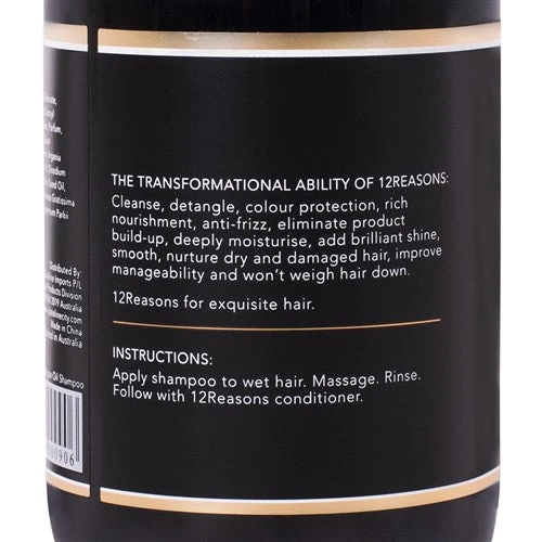 12 Reasons Argan Oil Shampoo - 400ml 4 12 Reasons Argan Oil Shampoo - 400ml - Image 2