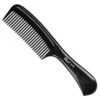 Krest Black Edition Basin Comb With Handle 4435 -Hairdressing Products 130032 05495