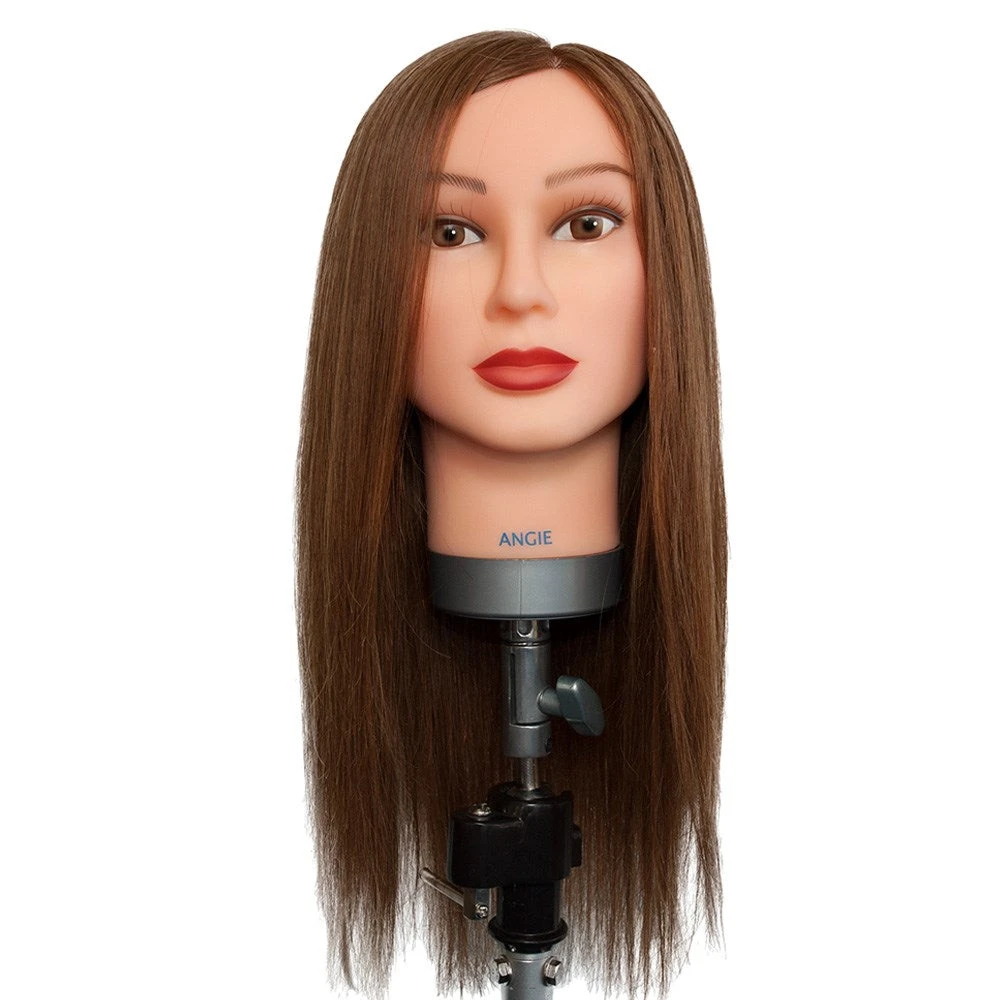 Dateline Professional Mannequin Long Chinese Hair Brown - Angie 3 Dateline Professional Mannequin Long Chinese Hair Brown - Angie