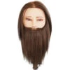 Dateline Professional Mannequin Medium Indian Hair With Beard Light Brown - James -Hairdressing Products 140142 93796