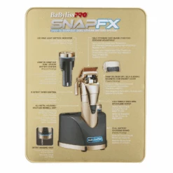 BaBylissPRO SnapFX Gold Clipper -Hairdressing Products 162 0172 900892 3