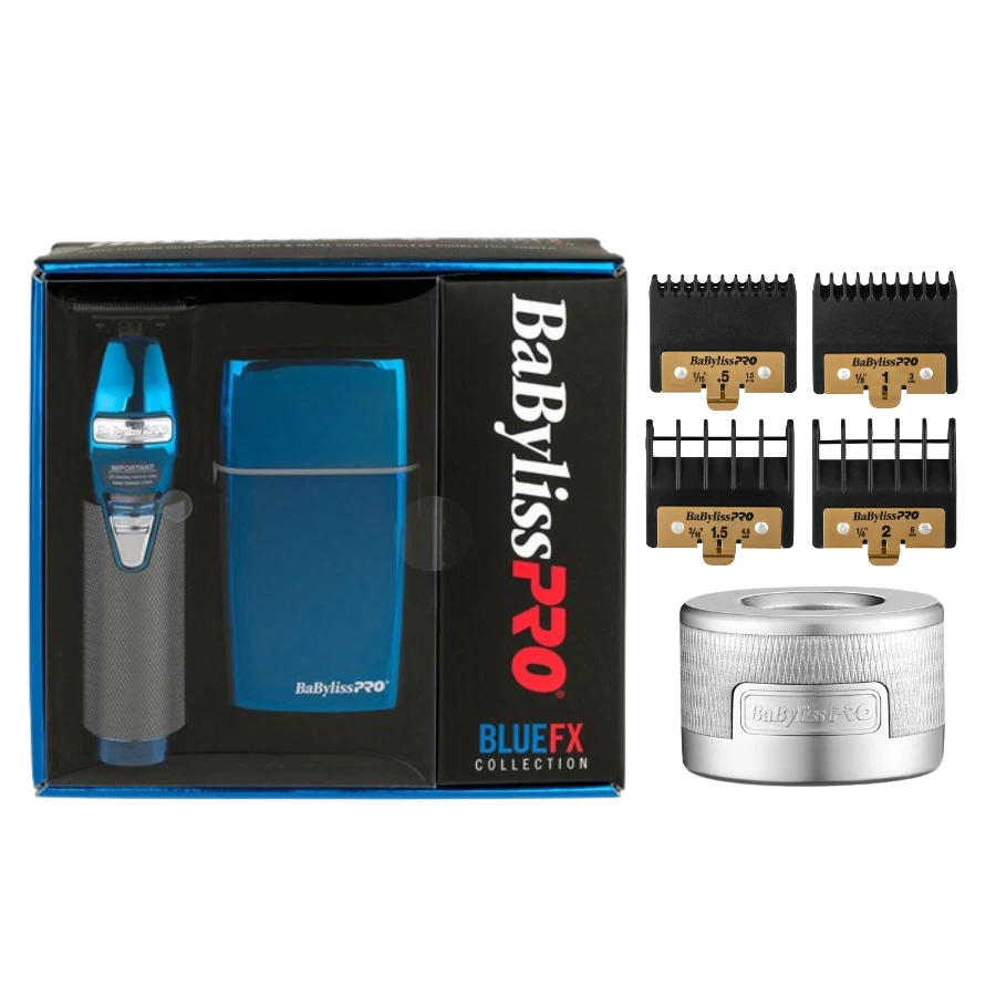 Babylisspro BlueFX Outliner Trimmer And Shaver Duo Combo 3 Babylisspro BlueFX Outliner Trimmer And Shaver Duo Combo