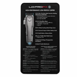 BaBylissPRO FXONE Lo-ProFX Cordless Clipper -Hairdressing Products 162 0190 3