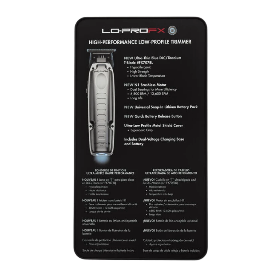 BaBylissPRO FXONE Lo-ProFX High Performance Trimmer 7 BaBylissPRO FXONE Lo-ProFX High Performance Trimmer - Image 5