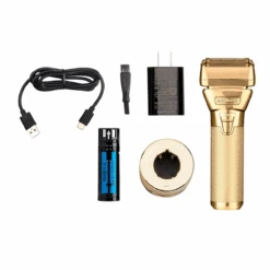 BaBylissPRO FXONE GoldFX Double Foil Shaver -Hairdressing Products 162 0194 4