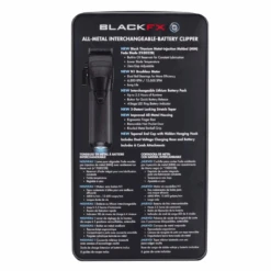 BaBylissPRO FXONE BlackFX Clipper 12 BaBylissPRO FXONE BlackFX Clipper -Hairdressing Products 162 0197 900917 6