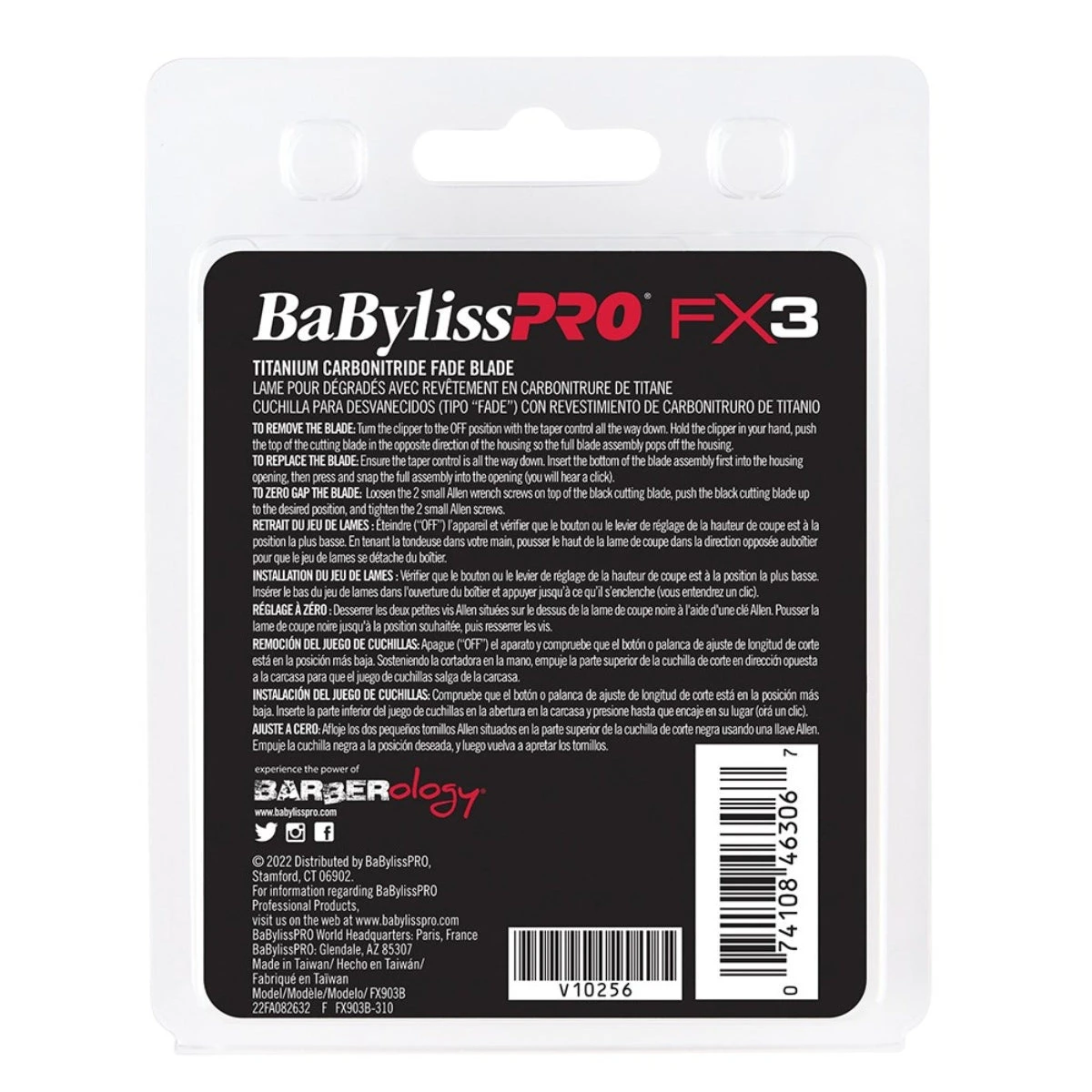 BaBylissPRO Replacement Hair Clipper FX3 Fade Blade 6 BaBylissPRO Replacement Hair Clipper FX3 Fade Blade - Image 4