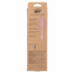WetBrush Go Green Detangler Hair Brush - Pink Leaf -Hairdressing Products 162 2507 2 99408