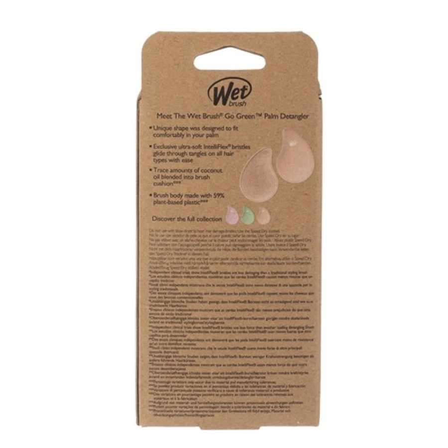 WetBrush Go Green Palm Detangler - Orange 6 WetBrush Go Green Palm Detangler - Orange - Image 4