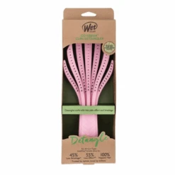 WetBrush Go Green Curl Detangler - Pink 9 WetBrush Go Green Curl Detangler - Pink -Hairdressing Products 162 2537 2 44322
