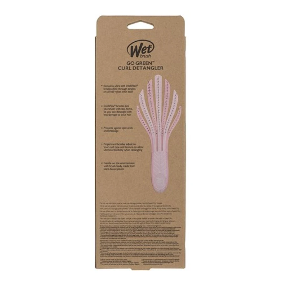 WetBrush Go Green Curl Detangler - Pink 6 WetBrush Go Green Curl Detangler - Pink - Image 4