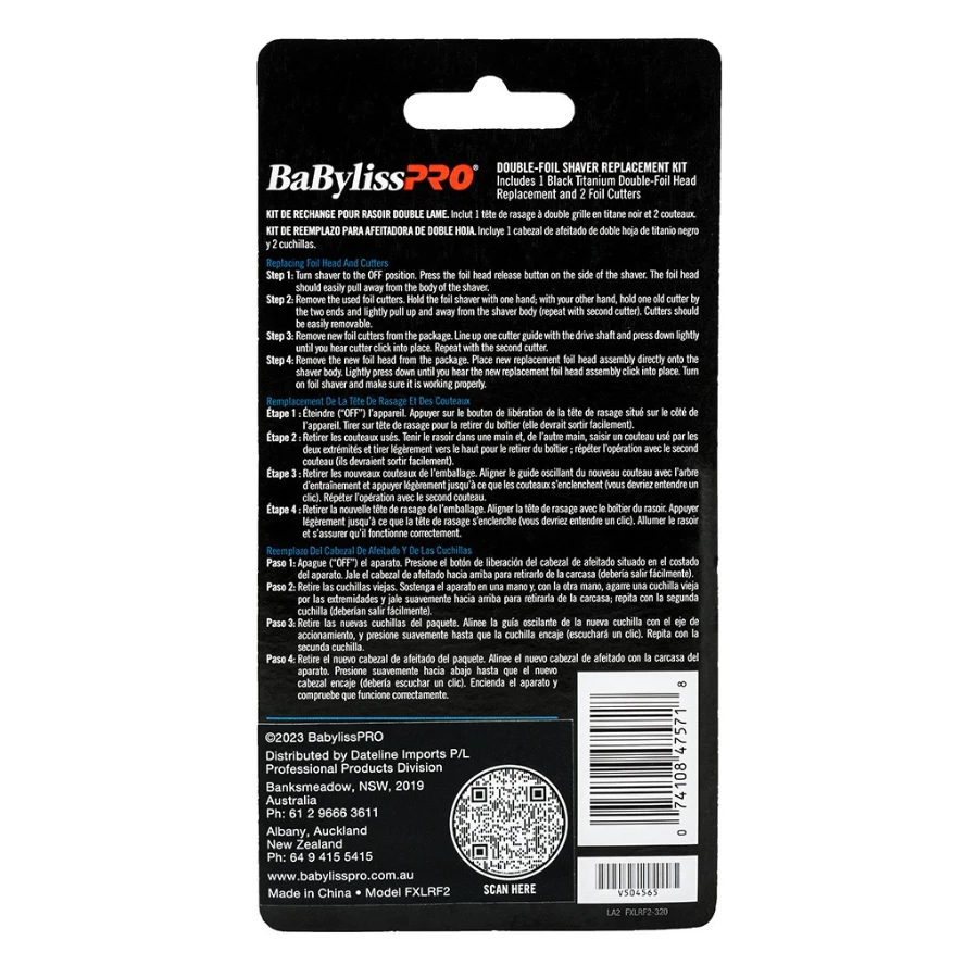 BaBylissPRO UVFoil Single Shaver Replacement Foil Head 5 BaBylissPRO UVFoil Single Shaver Replacement Foil Head - Image 3