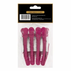 Premium Pin Company 999 Crocodile Clips Pink -Hairdressing Products 162 9166 2 60861