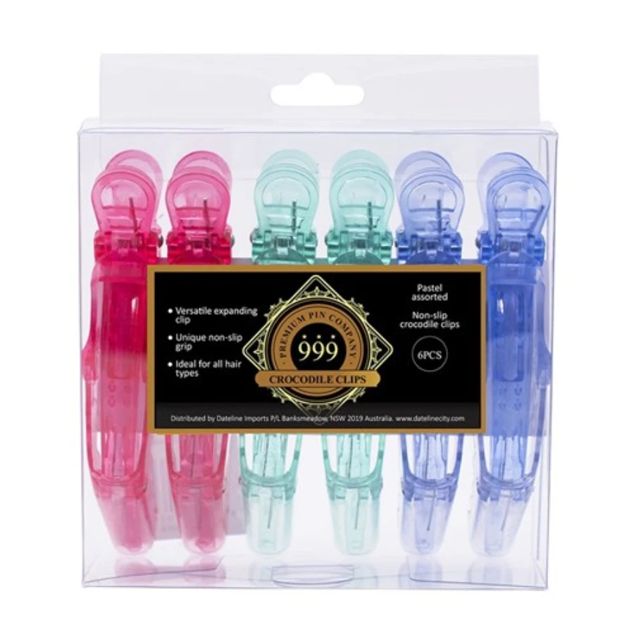 Premium Pin Company 999 Crocodile Clips - Coloured 6pc 3 Premium Pin Company 999 Crocodile Clips - Coloured 6pc