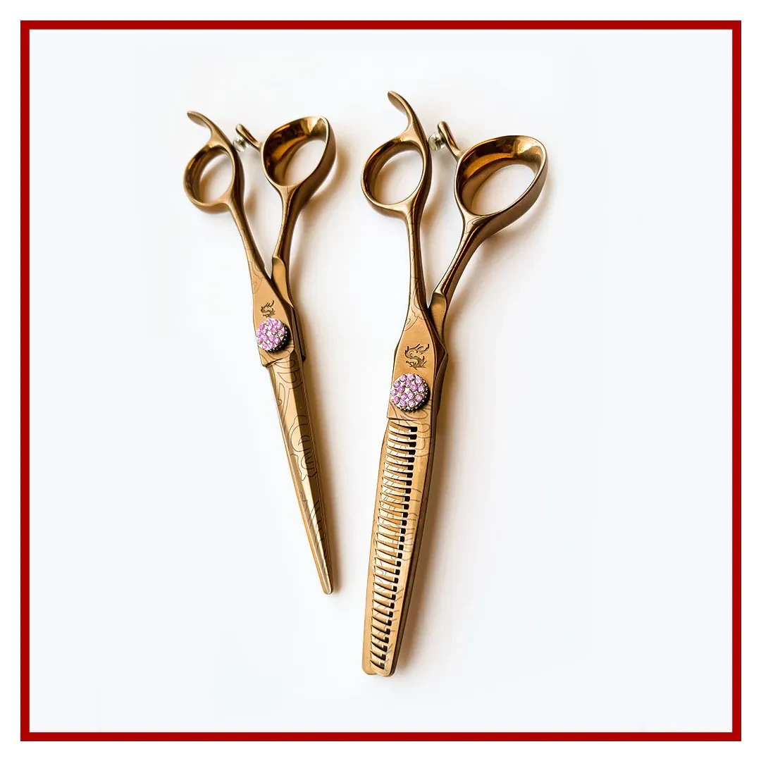 Kamisori Jewel III Professional Haircutting Shears Set 4 Kamisori Jewel III Professional Haircutting Shears Set - Image 2