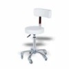Karma Hobart Stool With Back White -Hairdressing Products 232 14570500402