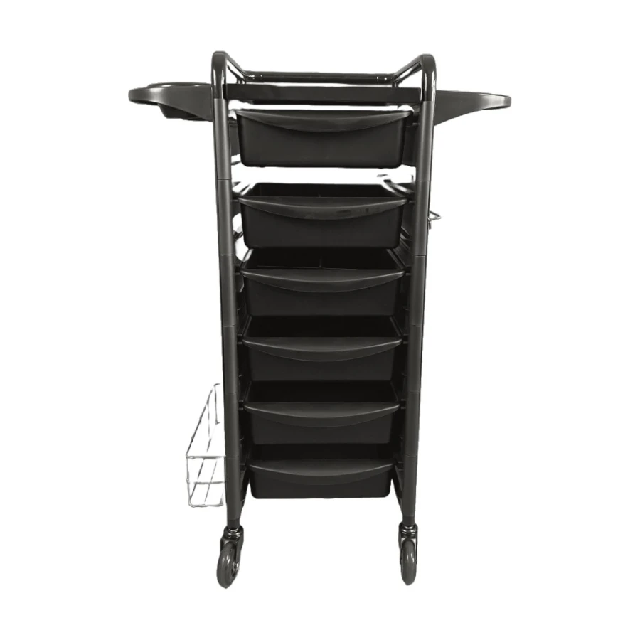 Karma Darwin Hairdressing Trolley Black 3 Karma Darwin Hairdressing Trolley Black