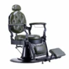 Karma Gold Coast Barber Chair - Black/Green -Hairdressing Products 232 1704030901docs