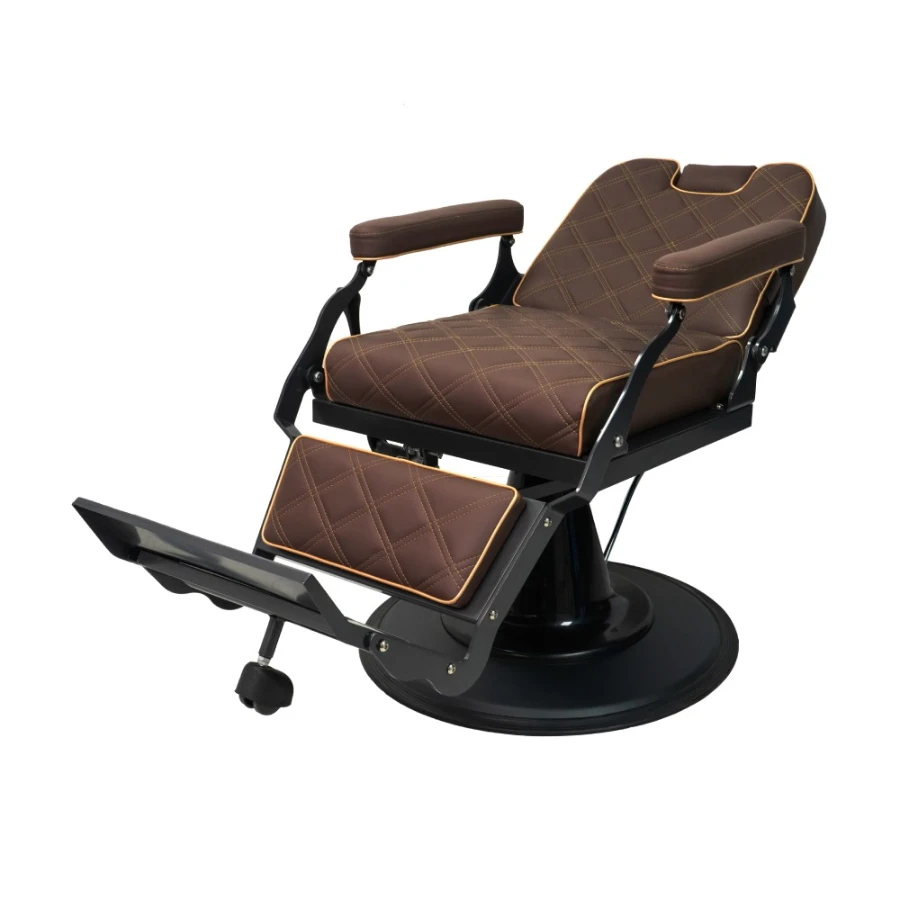 Karma Paddington Barber Chair Brown 5 Karma Paddington Barber Chair Brown - Image 3