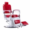 Karma Noosa Barber Chair Red/White/Chrome -Hairdressing Products 232 185 04041014