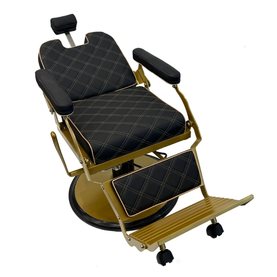Karma Paddington Barber Chair – Black/Gold 4 Karma Paddington Barber Chair – Black/Gold - Image 2