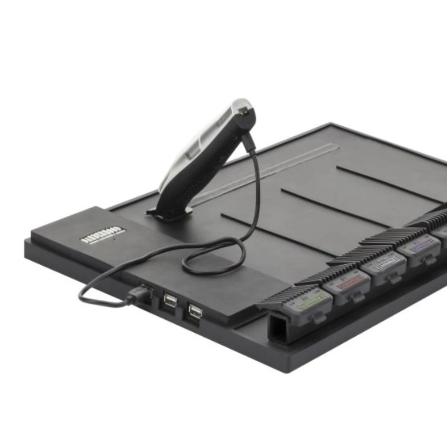 Gamma +Professional Barber Mat Station Organizer With USB Cable Block 3 Gamma +Professional Barber Mat Station Organizer With USB Cable Block