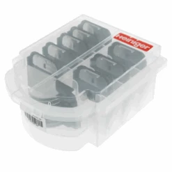 Heiniger Metal Attachment Combs (Set Of 9) With Case -Hairdressing Products 260 018 1 80172
