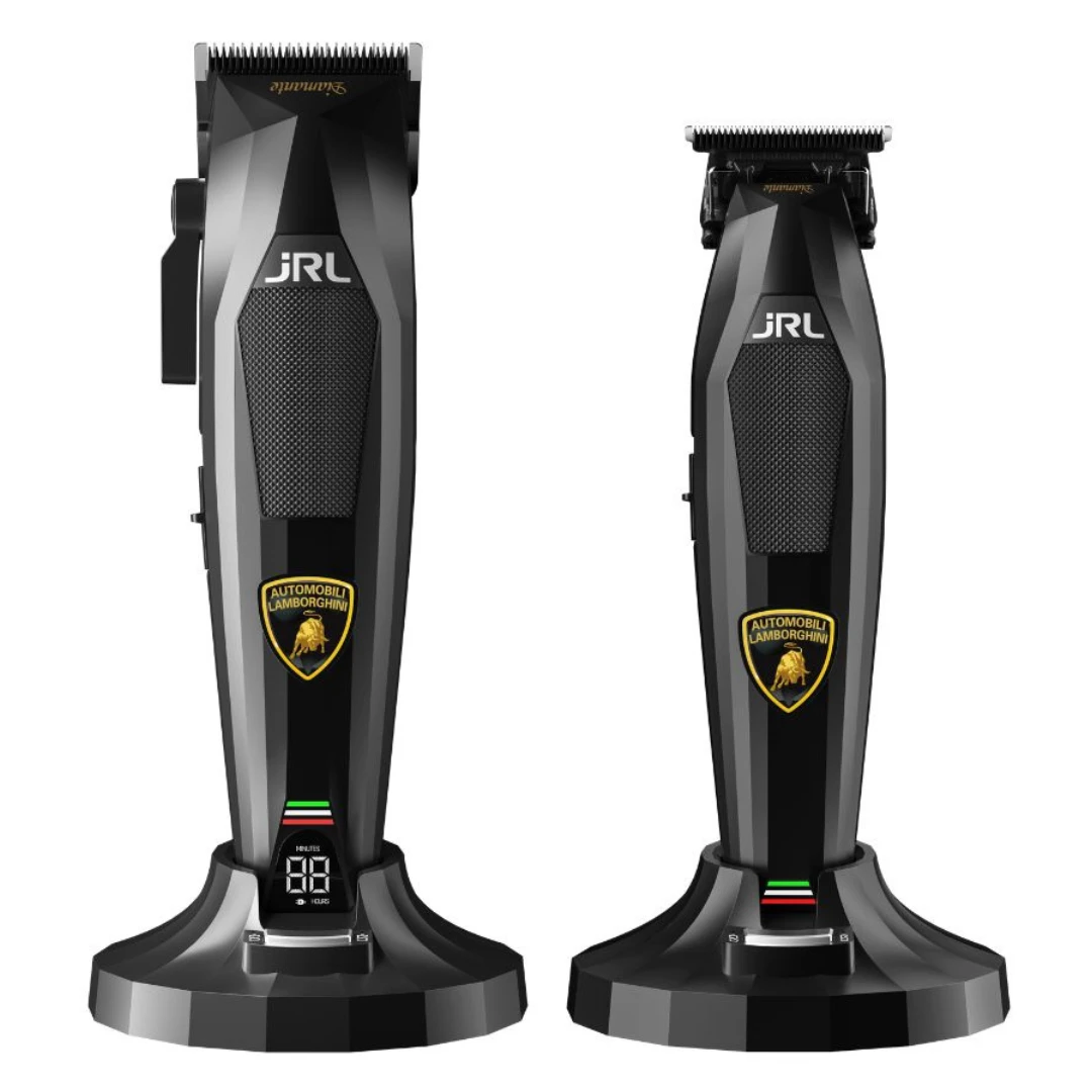 JRL X Lamborghini Diamante Clipper & Trimmer Duo | Black 3 JRL X Lamborghini Diamante Clipper & Trimmer Duo | Black