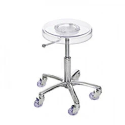 Stool Clear Chrome