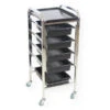 Vader - 6 Tier Flat Top/chrome Metal Frame -Hairdressing Products 44450 46002