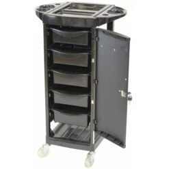 Gemini - 5 Draw - Lockable Door 7 Gemini - 5 Draw - Lockable Door -Hairdressing Products 44453 3 72737