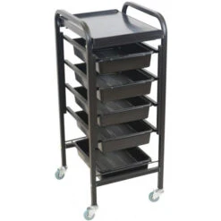 Apollo - 6 Tier Flat Top/metal Black