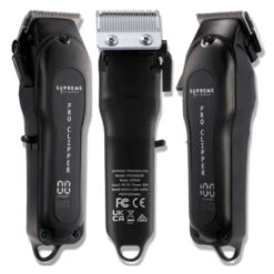 Supreme ST Pro Clipper - Black 8 Supreme ST Pro Clipper - Black -Hairdressing Products 490 110 STC5030 BK 2
