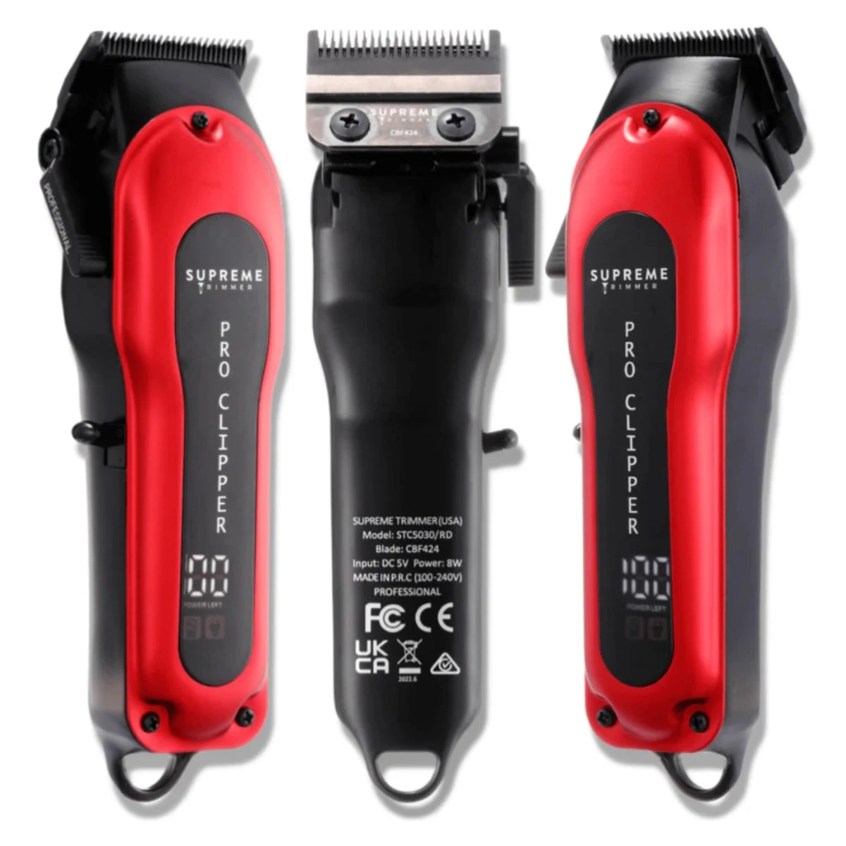 Supreme ST Pro Clipper - Red 5 Supreme ST Pro Clipper - Red - Image 3