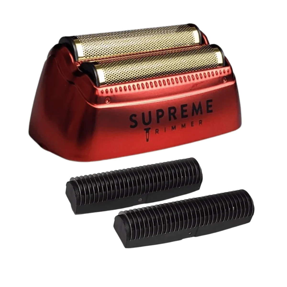Supreme ST Crunch Shaver Replacement Foil & Cutter - Red 2 Supreme ST Crunch Shaver Replacement Foil & Cutter - Red