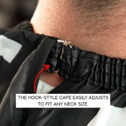 Supreme ST Premium Barber Cape - Steele Smoke -Hairdressing Products 490 208 3