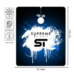 Supreme ST Premium Barber Cape - Blue Neon -Hairdressing Products 490 209 3