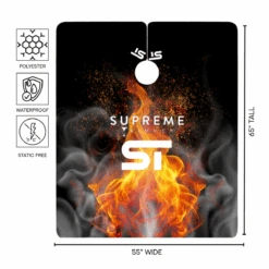 Supreme ST Premium Barber Cape - Scarlet Ash -Hairdressing Products 490 211 3