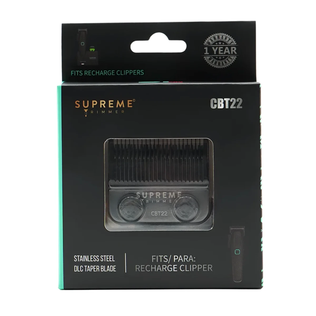 Supreme ST Taper Blade Replacement For Recharge Clipper 9 Supreme ST Taper Blade Replacement For Recharge Clipper - Image 7