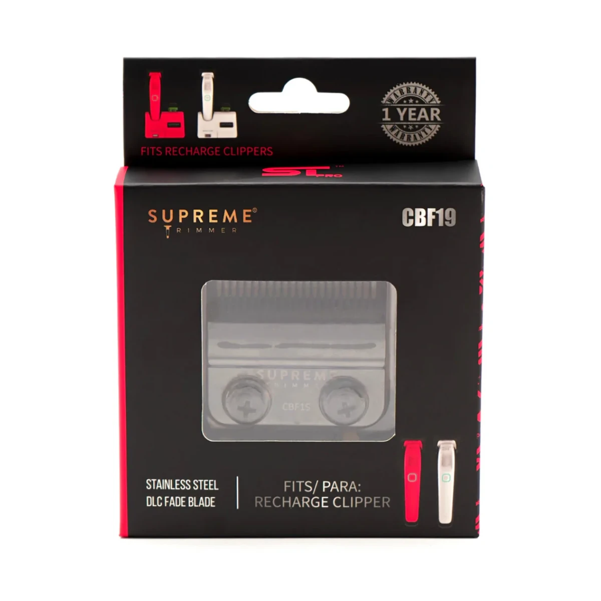 Supreme ST Fade Blade Replacement For Recharge Clipper 8 Supreme ST Fade Blade Replacement For Recharge Clipper - Image 6