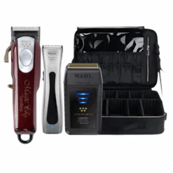 Wahl Magic Clip Clipper, Beret Trimmer, Vanish Shaver & Case